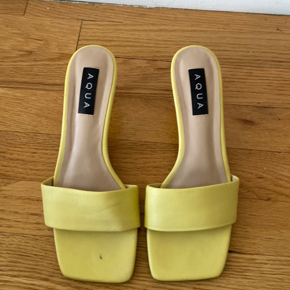 Bloomingdales Aqua Mules